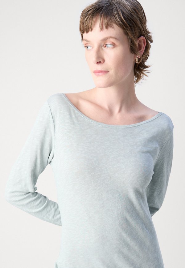 LONG SLEEVE BOAT NECK - Long sleeved top - frozen mint2