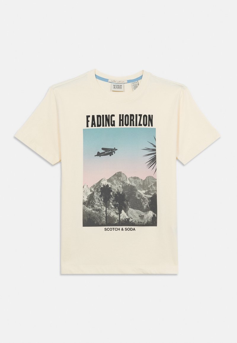 Scotch & Soda T-shirt print wit