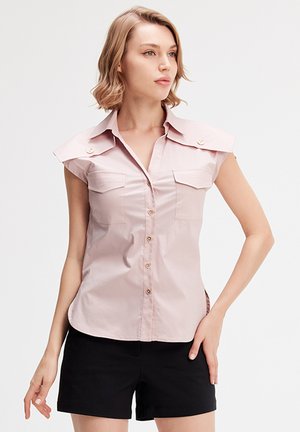 SANS MANCHE À RABATS AUX ÉPAULES - Débardeur - rose pâle