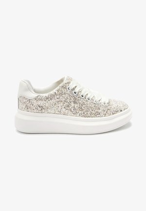 CHUNKY  - Sneaker low - ivory cream glitter