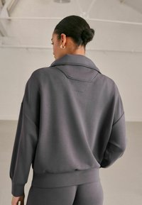 Next SOFT TOUCH QUARTER ZIP - Sweater - charcoal grey