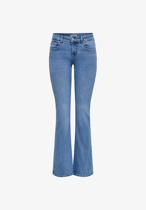 ONLY, FLARED FIT JEANS ONLPHOEBE NIEDRIGE TAILLE FLARED JEANS - Bootcut farmer - light blue denim