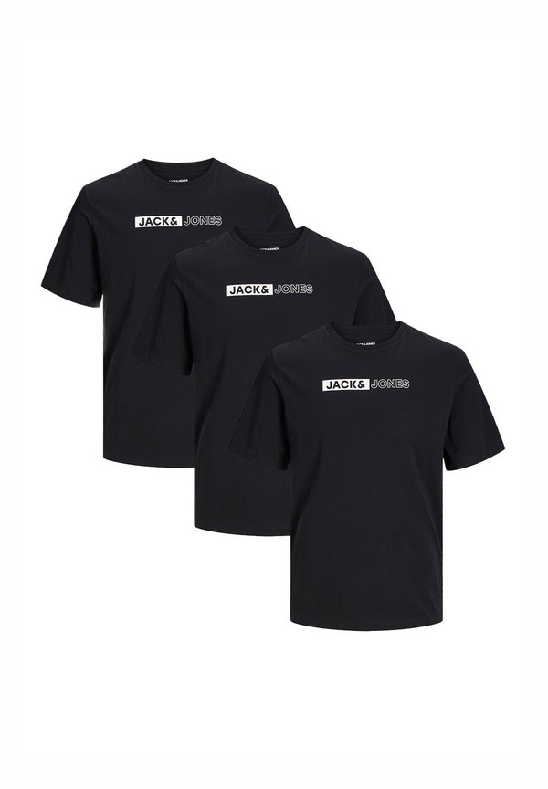 3ER PACK CORP - T-Shirt print - schwarz