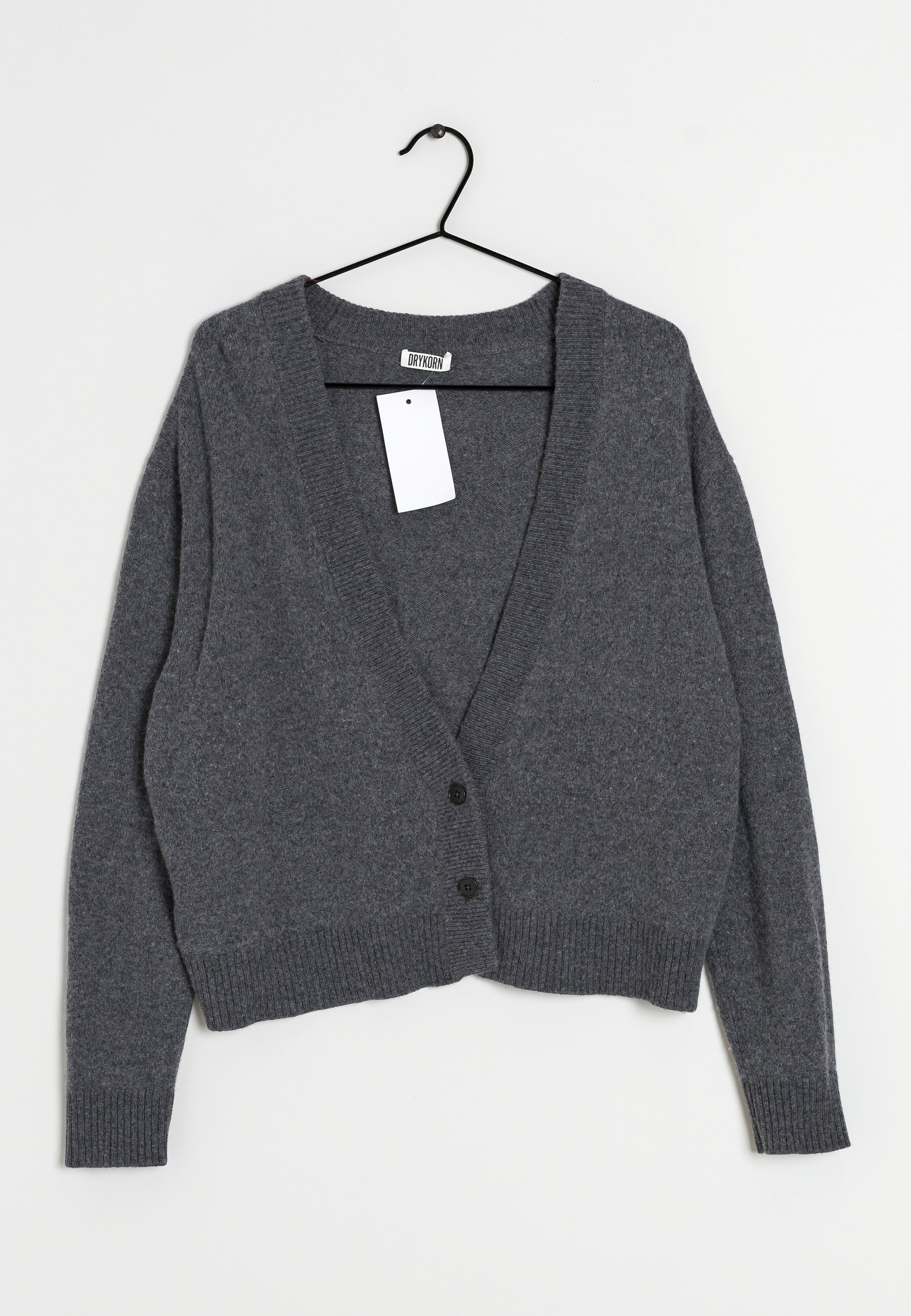 Cardigan Drykorn Strickjacke Grau DRYKORN Strickjacke Grey/grau