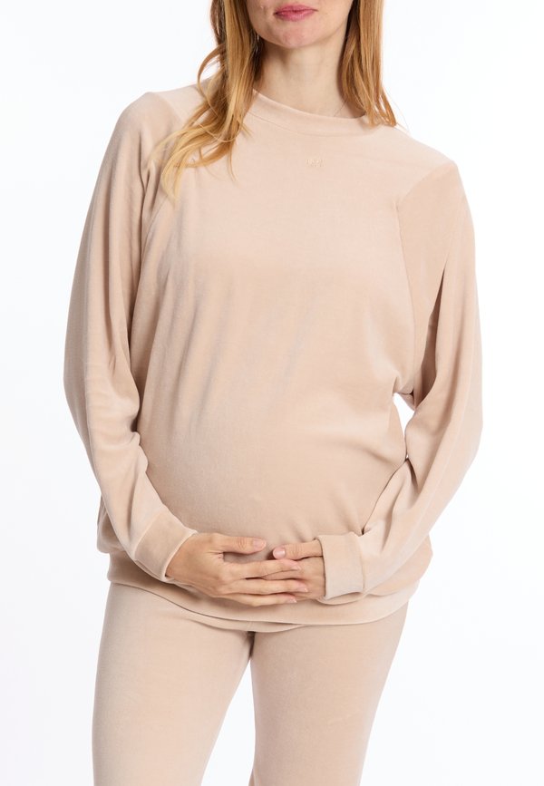 MATERNITY AND NURSING ENZO - Sweatshirt - beige