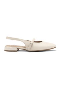 Ballerinaskor med slingback - Creamy