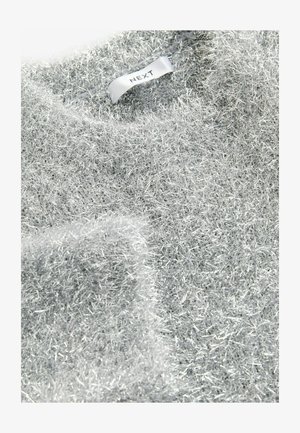 Next REGULAR FIT - SPARKLE TINSEL - Basic póló - silver