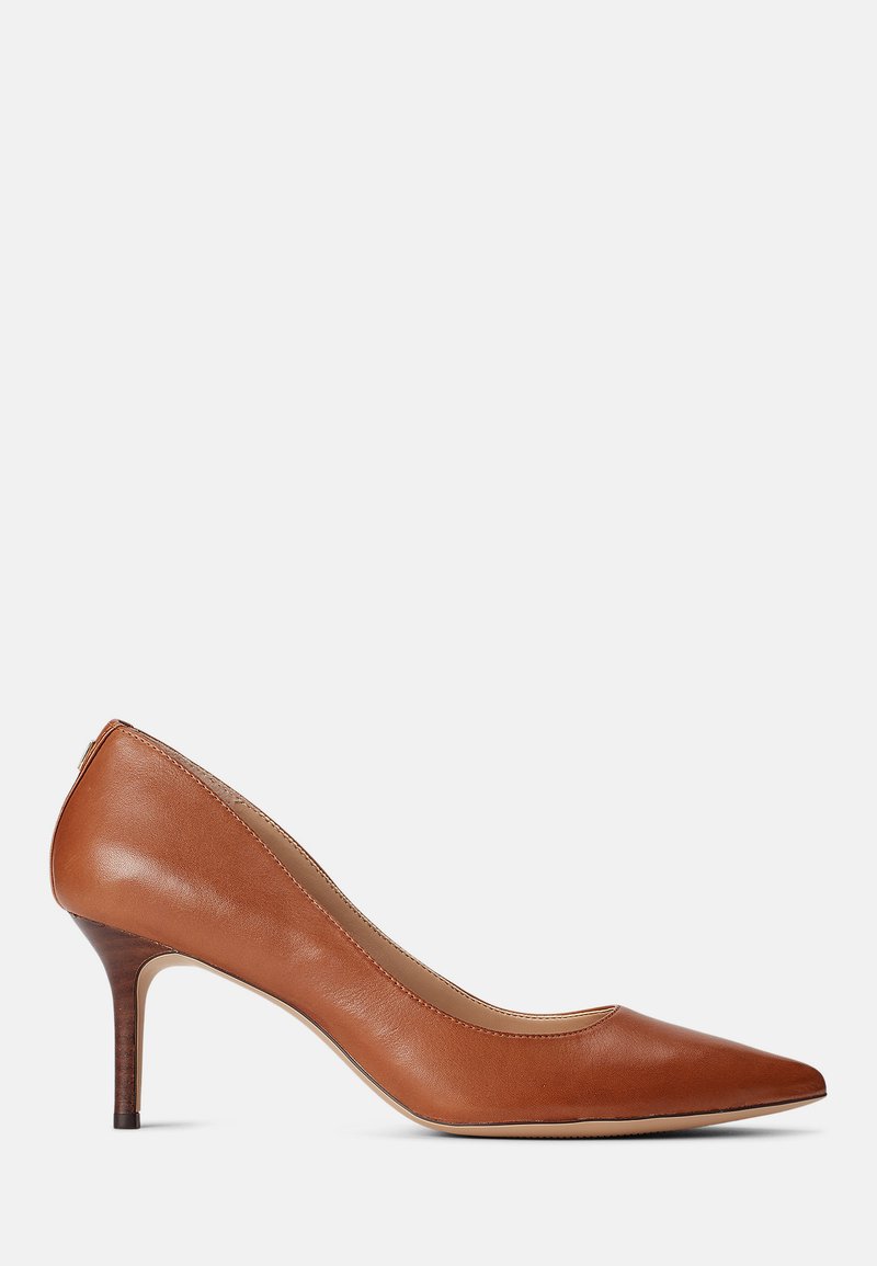 Lauren Ralph Lauren LANETTE LEATHER PUMP - Classic heels - deep saddle ...