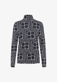 No seleccionado, navy monogram print