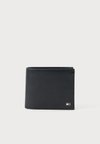 HILFIGER FLAG RIBBED LEATHER BIFOLD WALLET - Portefeuille - black
