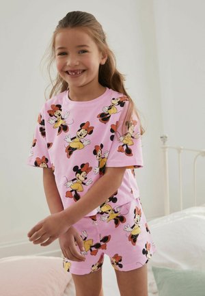 2 PACK SHORT PYJAMAS (3-16YRS) - Pyjama - pink yellow disney minnie mouse