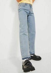Jjxx jeans effetto laminato gamba larga lavaggio blu main image 1