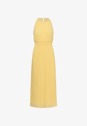 Cream, CRALUNA HALTER NECK - Robe de cocktail - lemon meringue