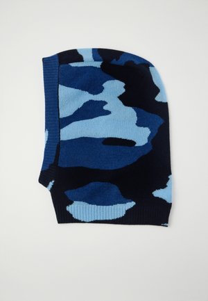 CAMO BALACLAVA UNISEX - Copricapo - blue