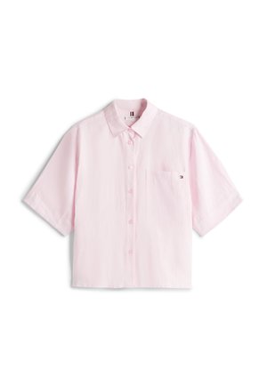 Tommy Hilfiger RELAXED SHIRT - Button-down blouse - light pink