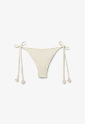 Calzedonia, FLORAL CROCHET - Bikini-Hose - white