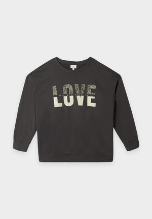 ONLY Carmakoma, CARTAMMIE LEO PRINT O NECK - Sweatshirt - phantom