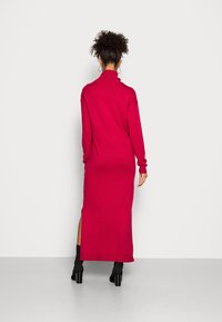 Even&Odd ROLLKRAGEN BASIC MAXI STRICKKLEID - Vestido comprido - red