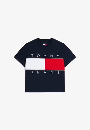 Tommy Hilfiger, DW0DW22818 - T-shirts print - blu notte