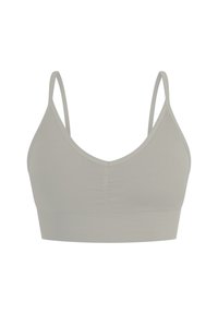 Smilodox MARIA SCRUNCH - Light support sports bra - taupe - Zalando