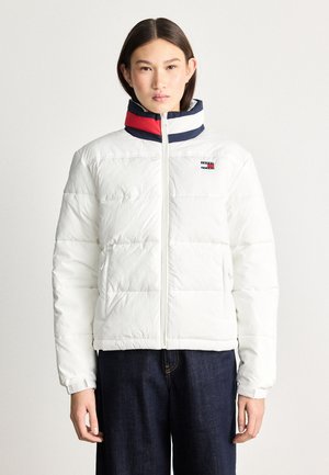 PUFFER FLAG JACKET - Winterjas - ecru