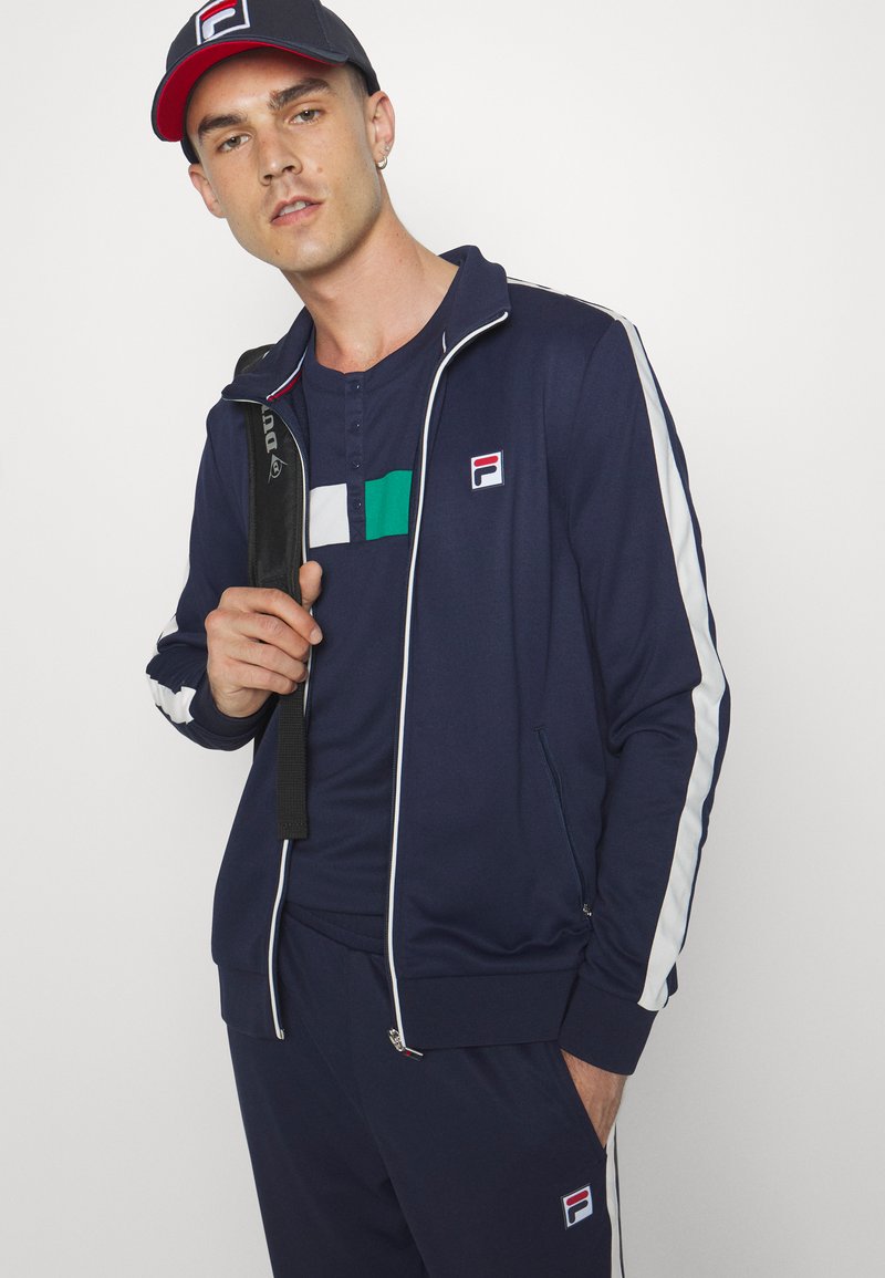 dark blue fila