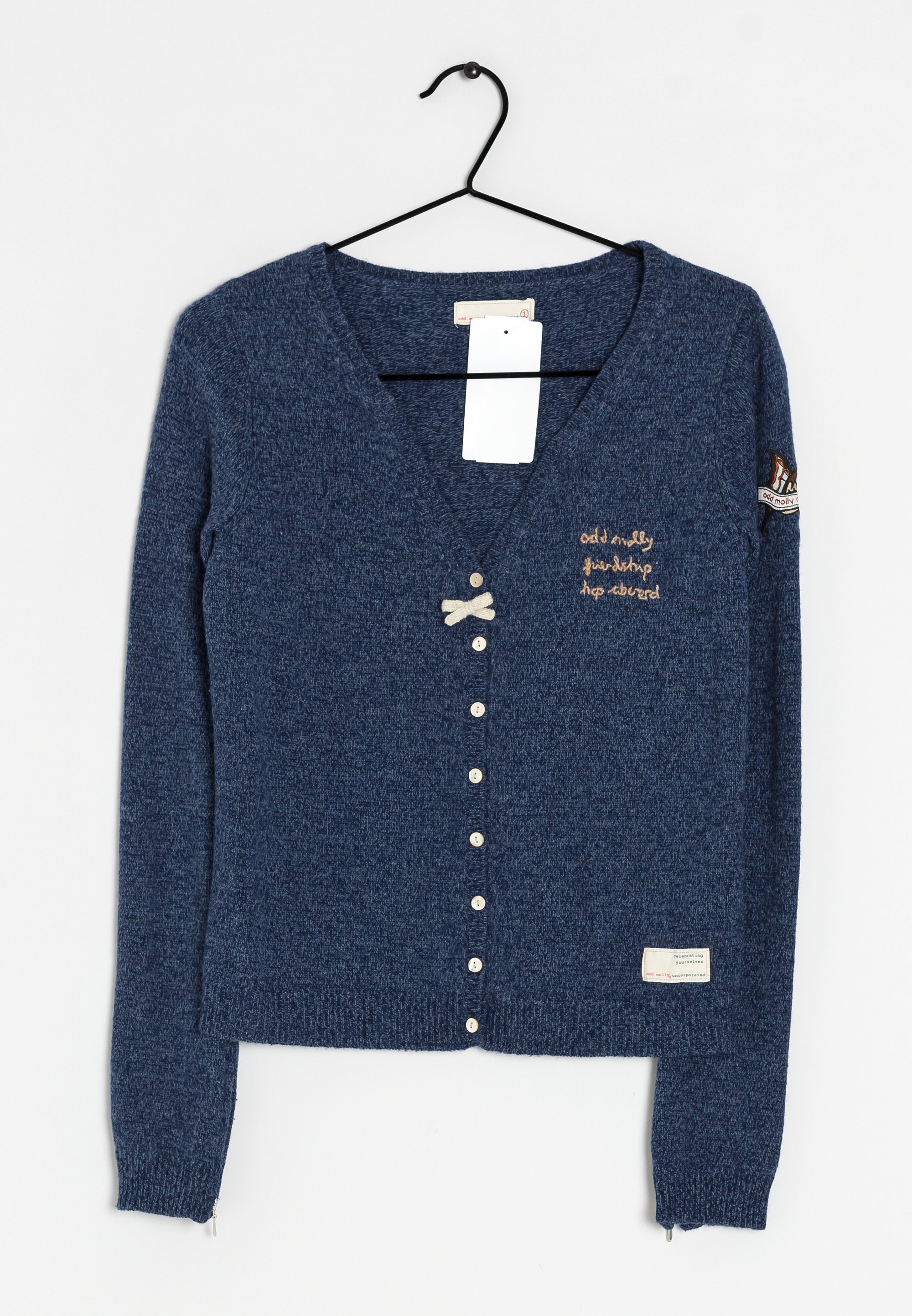 Odd Molly Strickjacke blue/blau (Pre-owned) Zalando