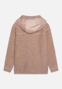 Molo UBERTO WITH HOOD AND ZIPPER UNISEX - Giacca in pile - soft mushroom