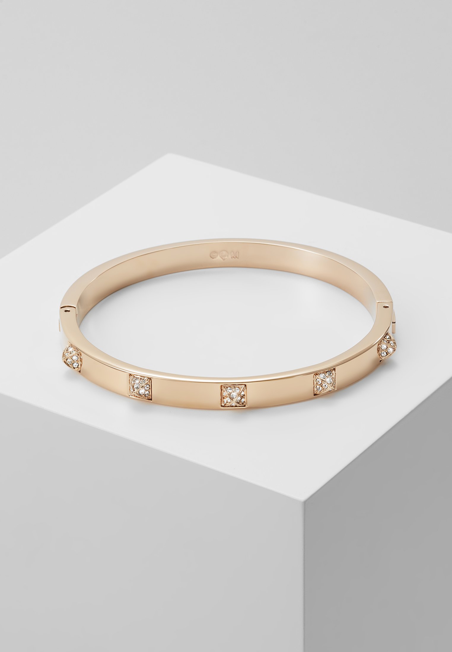 Swarovski DEXTERA BANGLE - Bracelet - white/rose gold-coloured 