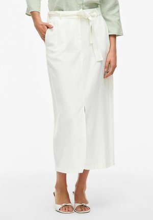 VIPRISILLA MIDI - Pencil skirt - snow white