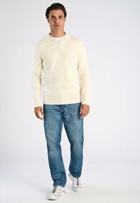 Lindbergh Langarmshirt - pearl white