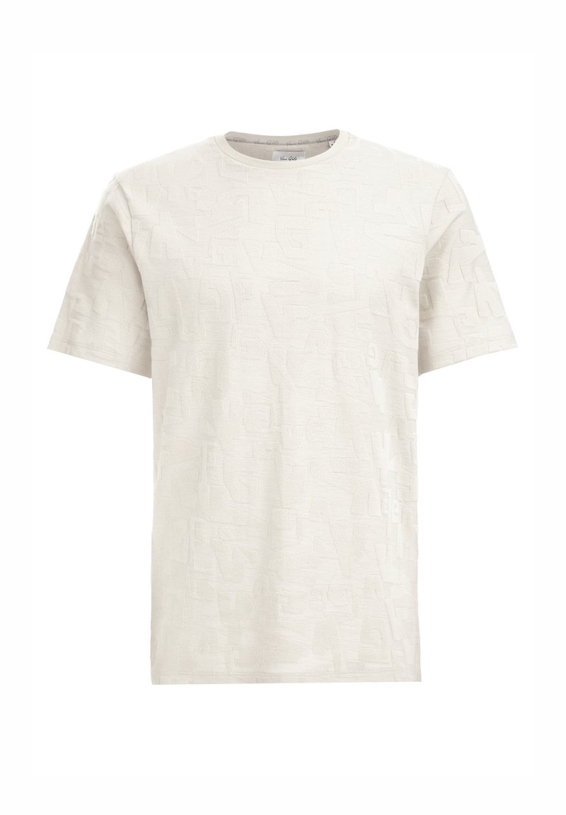 Van Gils T-shirt print beige Van Gils T-shirt print beige