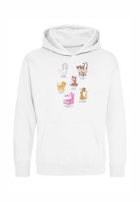 Disney MICKEY & FRIENDS CAT BREEDS - Felpa con cappuccio - white