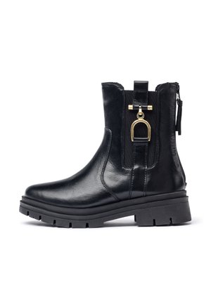 Stivaletti con plateau - black