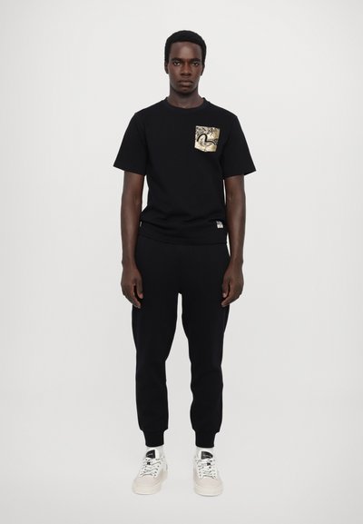 Evisu POCKET & SEAGULL TEE - Μπλουζάκι με στάμπα - black