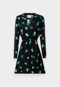 ANISSA DRESS - Freizeitkleid - black/green