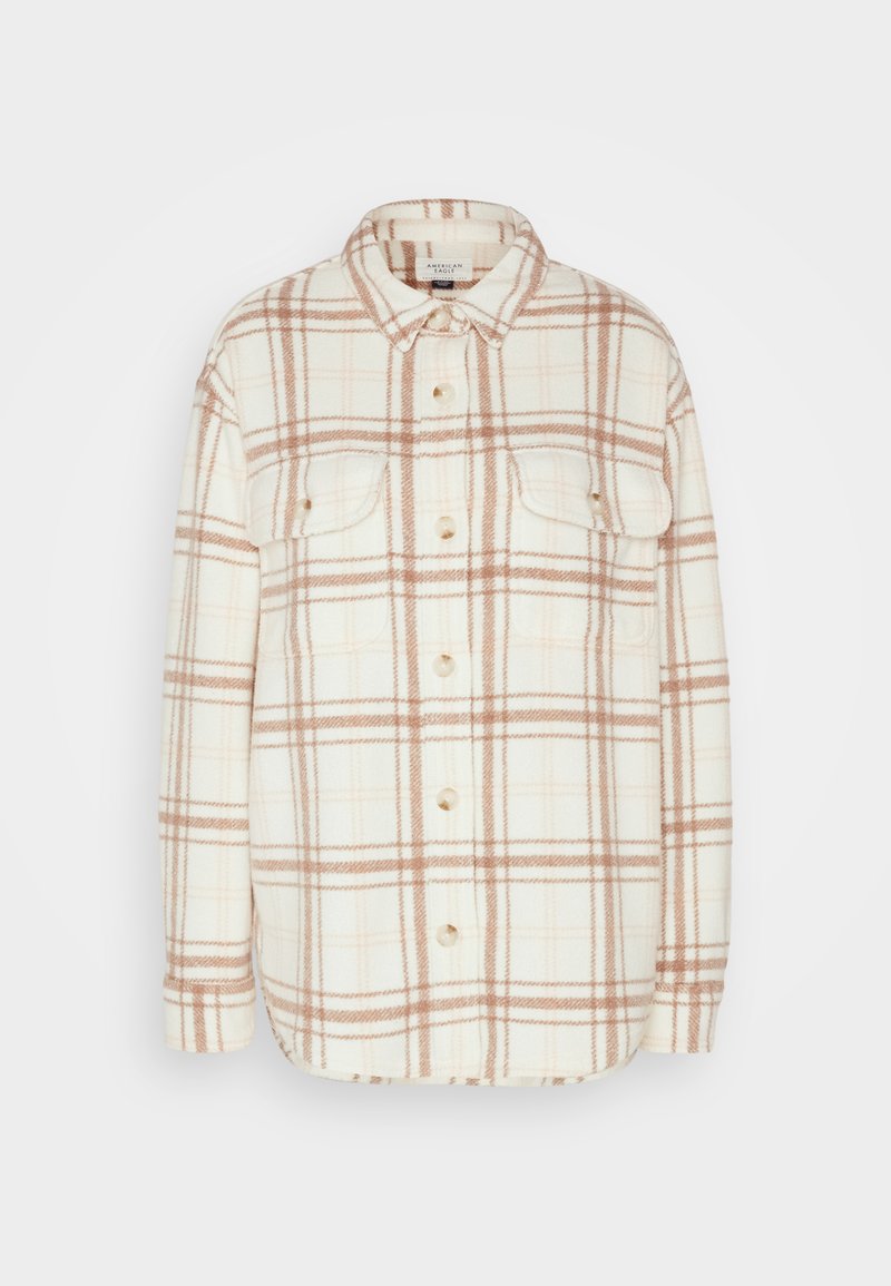 AMERICAN EAGLE Halflange jas crème AMERICAN EAGLE Halflange jas crème