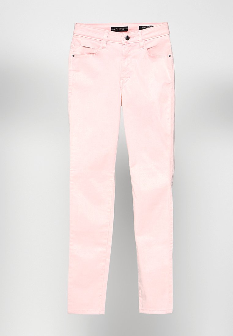 Guess Straight leg jeans roze Guess Straight leg jeans roze