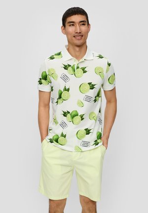 PRINT IM -STIL - Poloshirt - weiß