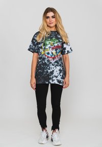 Paradiso Clothing BOB MARLEY WERE JAMMIN NEON SIGN DIP DYE  - Print T-shirt - white