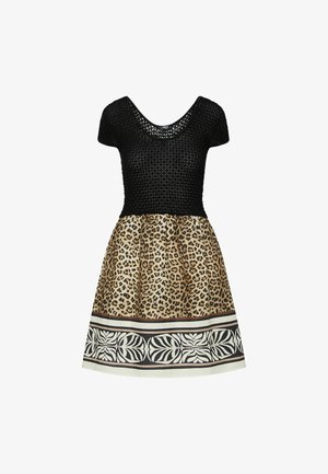 LIU JO, LIU JO KURZES KLEID MIT ANIMAL-PRINT - Dnevna haljina - black