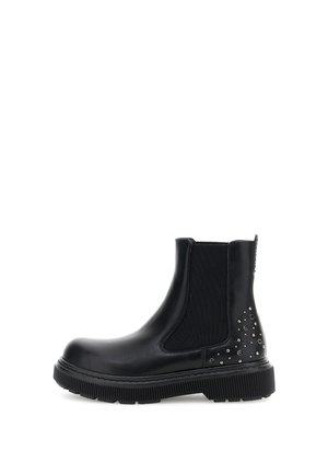 Stivaletti con plateau - black