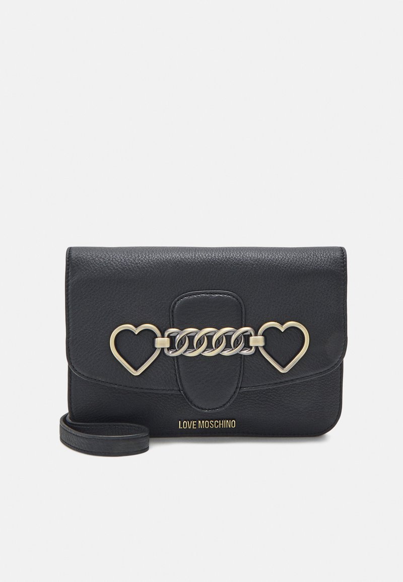 Love Moschino HEART BELT Across body bag nero/black Zalando.ie