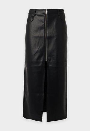 Karl Lagerfeld Jeans, MIDI SKIRT - Jupe crayon - black