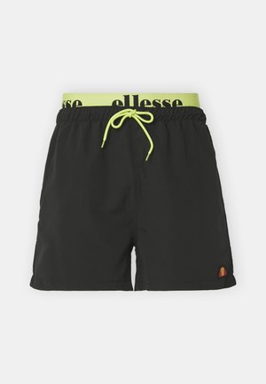 Ellesse TEYNOR - Fürdőnadrág - black/neon yellow
