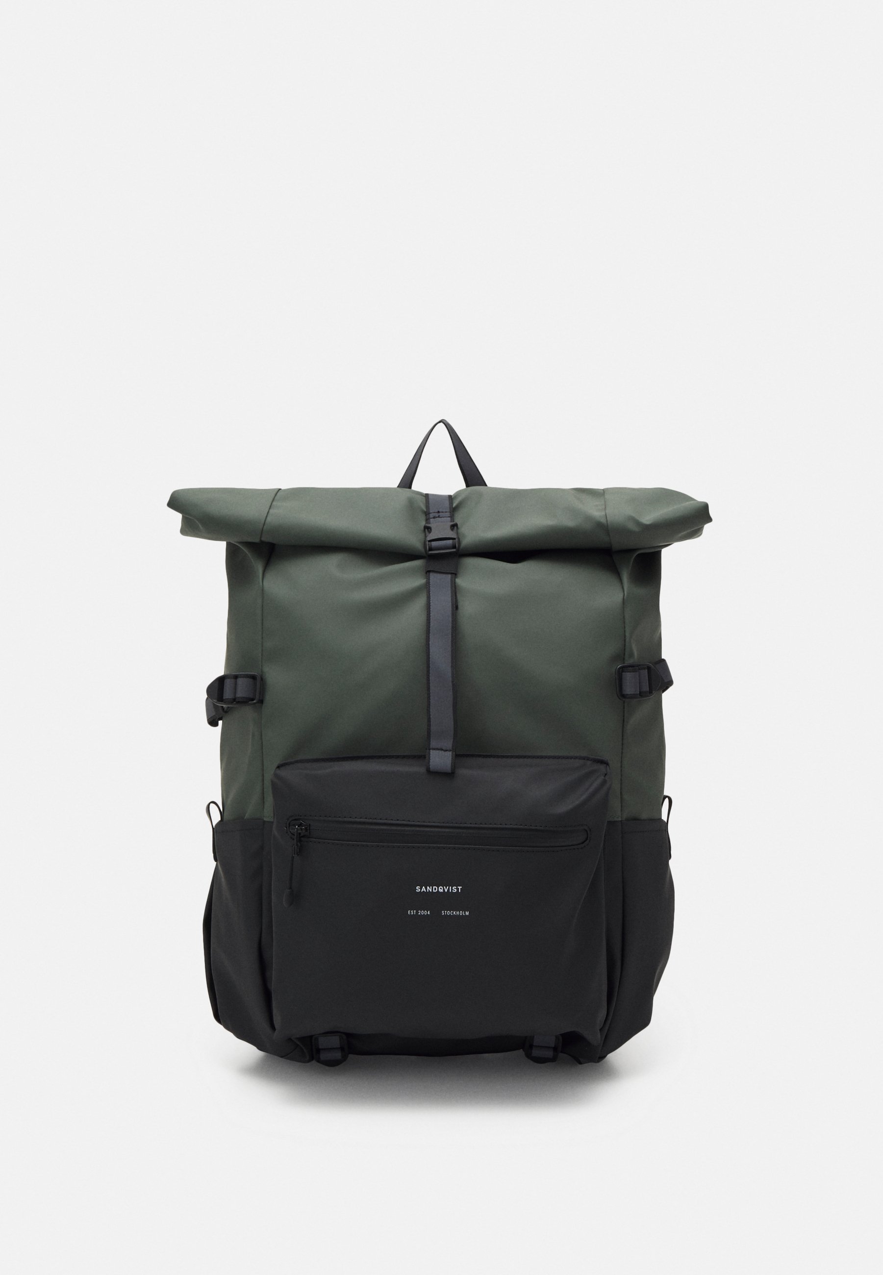 Sandqvist RUBEN UNISEX - Rugzak - multi black/lichen green/zwart - Zalando .nl