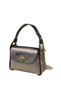 DrachenLeder Handtasche - bronze metallic braun