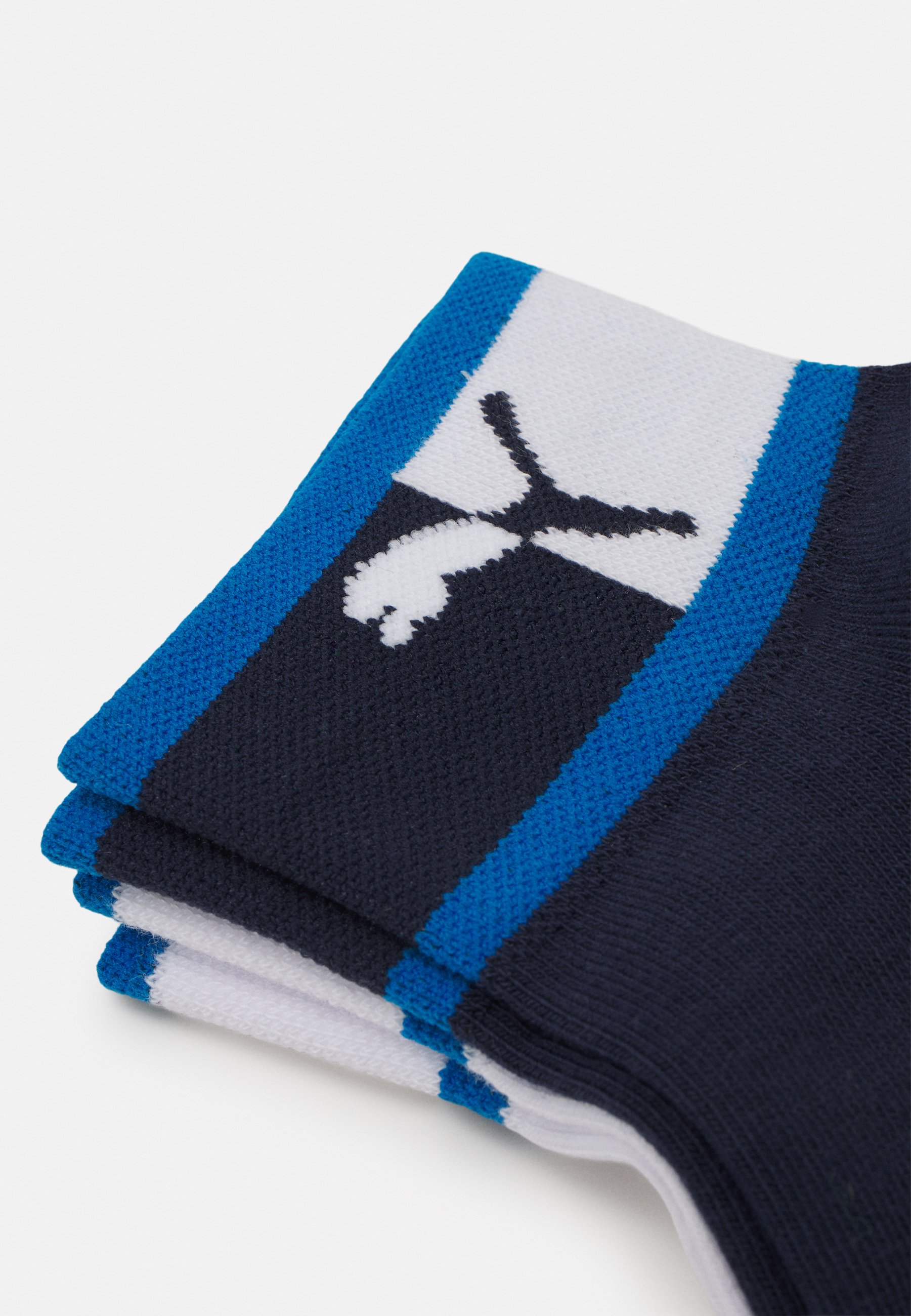 Puma MEN BLOCKED LOGO QUARTER 4 PACK - Calzini - blue combo/blu - Zalando.it