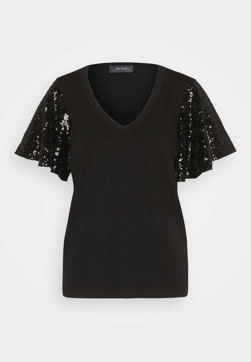 MOS MOSH T-shirt print zwart