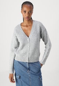 JJXX JXADEN STRUCTURE - Cardigan - light grey